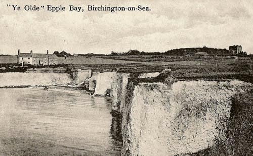 The Bay Before the Brickwork defences c.1900